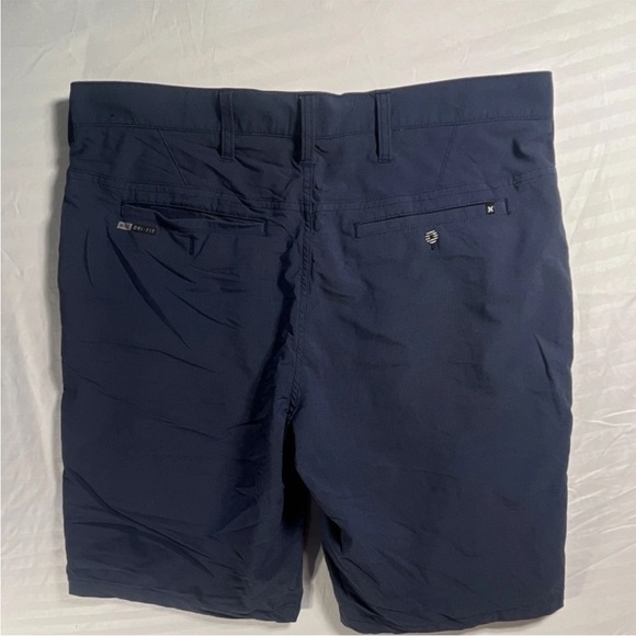 Hurley Navy Flat-Front Performance Shorts - Picture 4 of 7